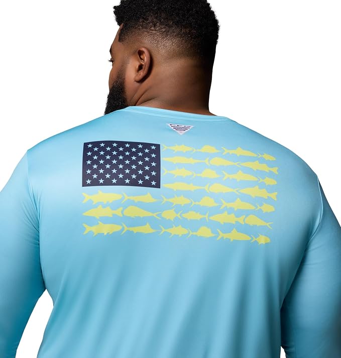 Columbia Terminal Tackle PFG Fish Flag Long Sleeve