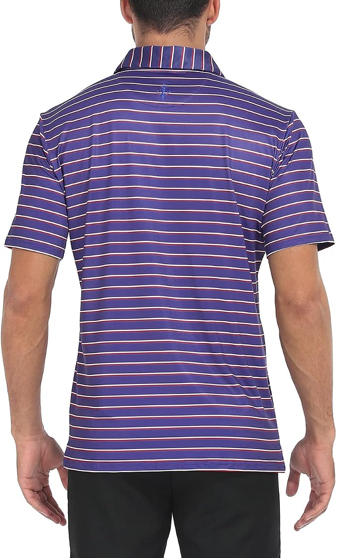LRD Golf Shirts for Men UPF 50 Moisture Wicking Short Sleeve Polo Shirt