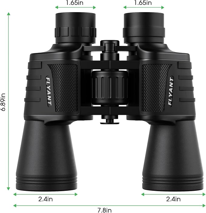 20x50 High Powered Binoculars for Adults, Waterproof Compact Binoculars with Low Light Vision for Bird Watching Hunting Camping Travel Cruise Hiking Sports Stargazing, Christmas Birthday Gifts for Men