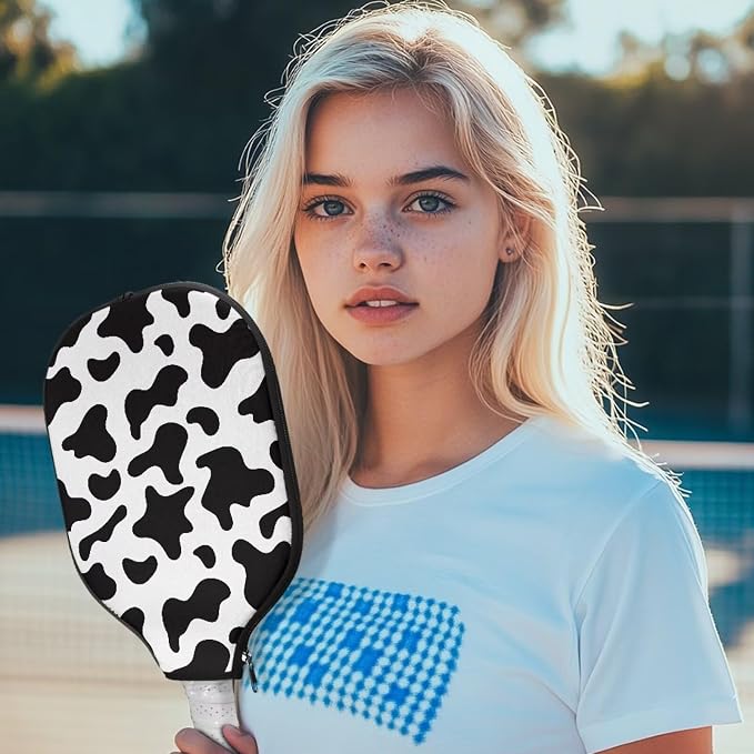 Pickleball Paddle Covers Only for Men and Women Zipper Closure Protection and Decoration
