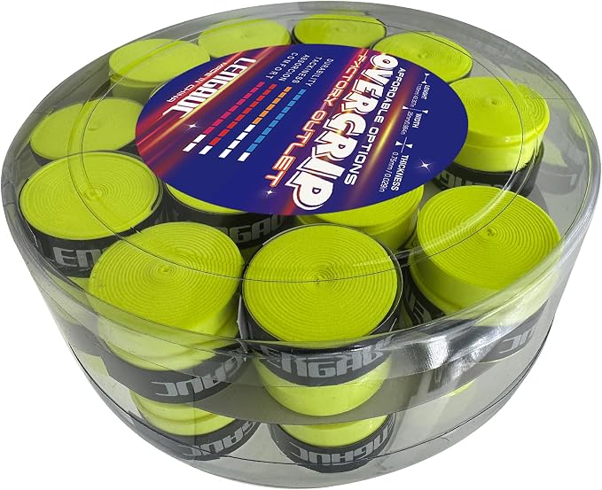 Tacky Overgrips,Tennis/Badminton/Pickleball/Paddle 30/60 Pack, Tacky Anti-Slip and Absorbent Grip, Colorful,Comfort Grip Tape,Absorb Sweatbands Anti Slip