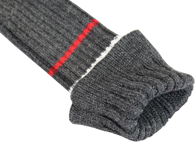 Scott Edward Golf Club Head Covers Set of 4, Acrylic Yarn Double-Layers Knitted, with Rotatable Number Tags