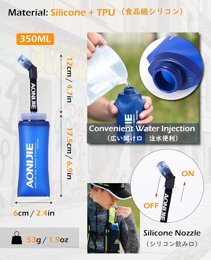 TRIWONDER Running Vest Hydration Pack Backpack for Men & Women, Lightweight Trail Marathon Run Race Vest for Cycling Jogging