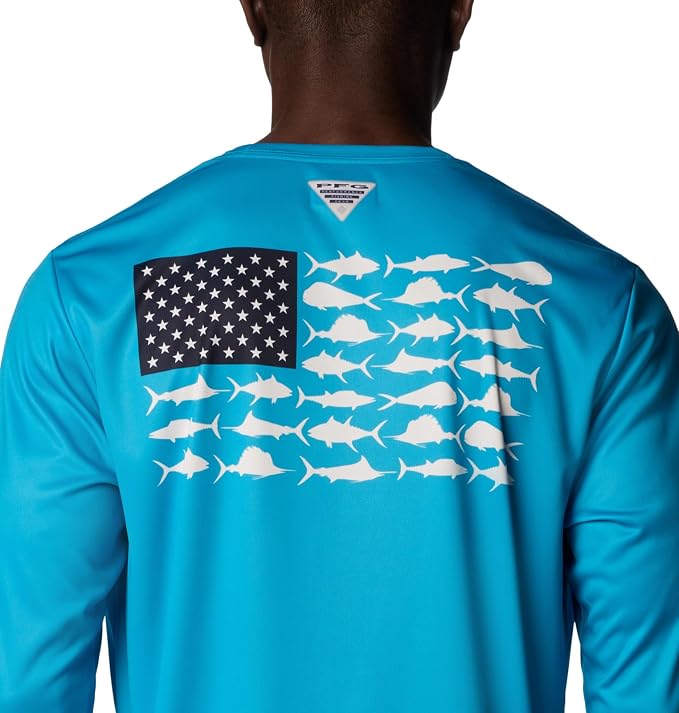 Columbia Terminal Tackle PFG Fish Flag Long Sleeve