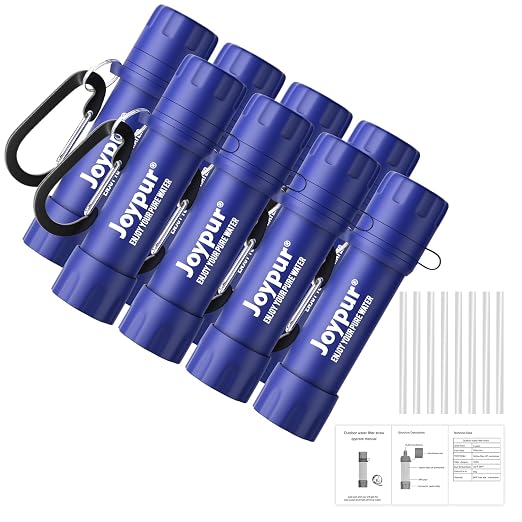 Water Filter Straw, Portable Personal Water Filtration System, Emergency Survival Water Purifier for Camping, Hiking, Backpacking, Travel, Family Outdoor Activities and Emergency Preparedness