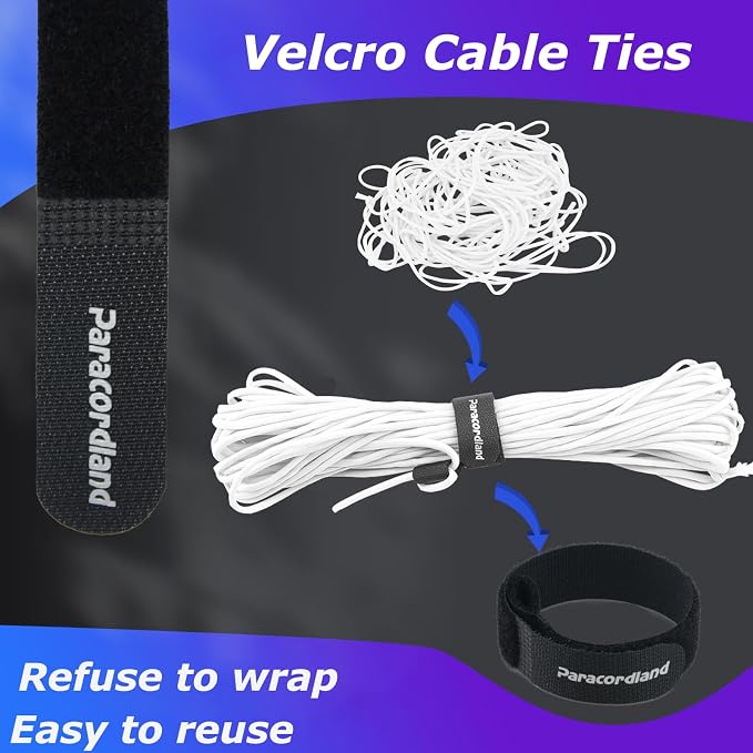 Paracordland-750LB Paracord Rope-100ft/500ft/1000ft- 9 Strand Parachute Spool Cord Heavy Duty String Ideal for Survival Gear Bracelet Camping Hikig Fishing-Army Green-500FT