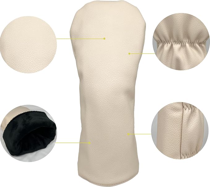 Golf Accessories Golf Club Covers for Driver, Fairway, Hybrids - Golf Driver Headcover/Golf Fairway Wood Head Cover/Hybrid Headcover for Men/Women Golfer