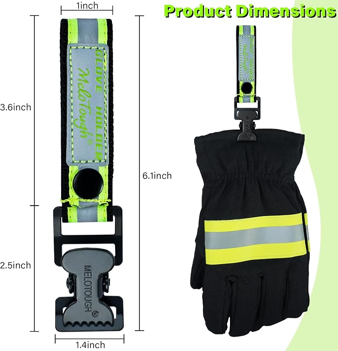 MELOTOUGH Work Glove Holder Glove Strap Quick Leash With Alligator Clip…