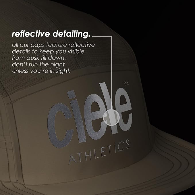 Ciele Athletics GOCap - Premium Washable Moisture Wicking Hat with Sun Protection, 5-Panel Knit Running Hat