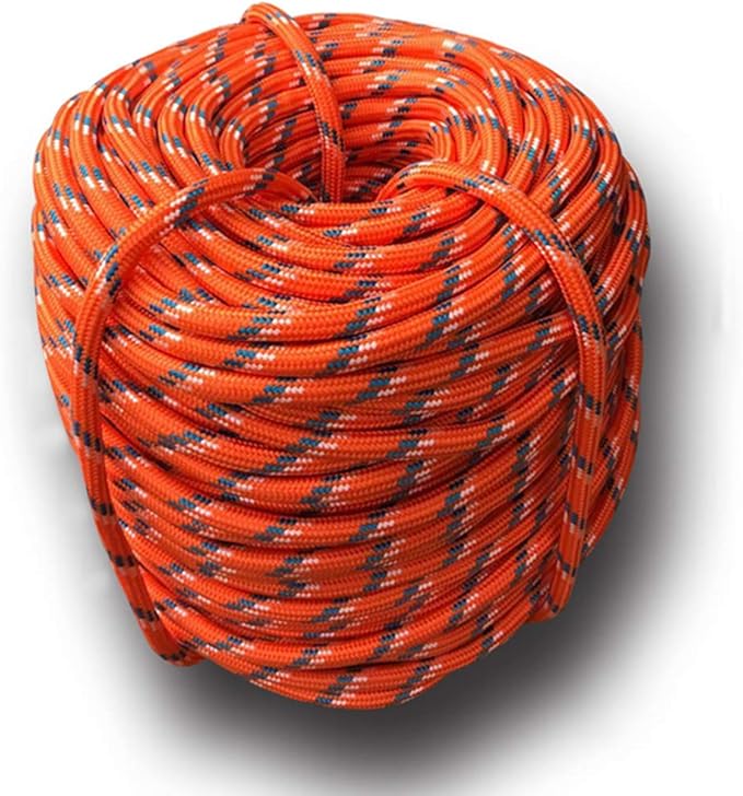 DESERT & FOX Outdoor Emergency Rope,Camping Ropes Climbing Ropes Diameter 9mm 10m/20m/30m/50m Wear Resistant High Strength Hiking Accessory Tool