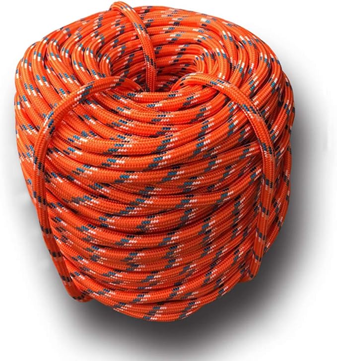 DESERT & FOX Outdoor Emergency Rope,Camping Ropes Climbing Ropes Diameter 9mm 10m/20m/30m/50m Wear Resistant High Strength Hiking Accessory Tool