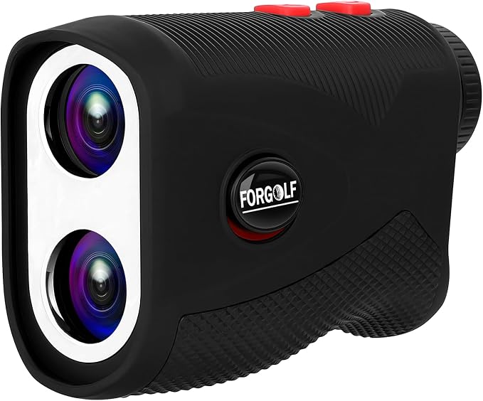 1200 Yards Golf Rangefinder with Slope, 7X Magnification, Flag Pole Locking Vibration, Rechargeable Battery with Magnet Stripe,Ideal Golf Accessories for Golfers & Hunting