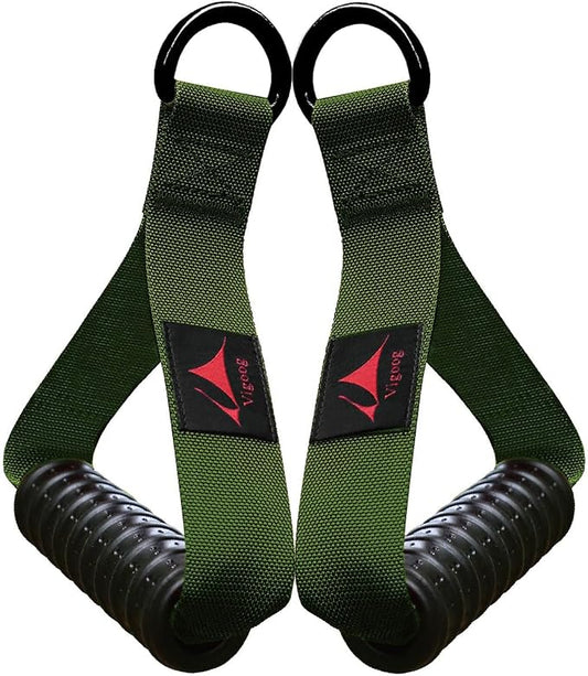 Heavy Duty Gym Workout Handles Attachment for Cable Machine,Resistance Band,Pulley System Home Exercise Equipment, Comfortable and Stronger Grip
