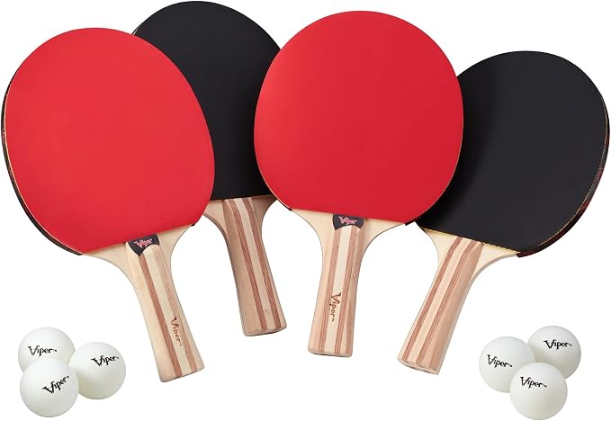 Viper Table Tennis Accessory Set (Rackets/Paddles and Balls)