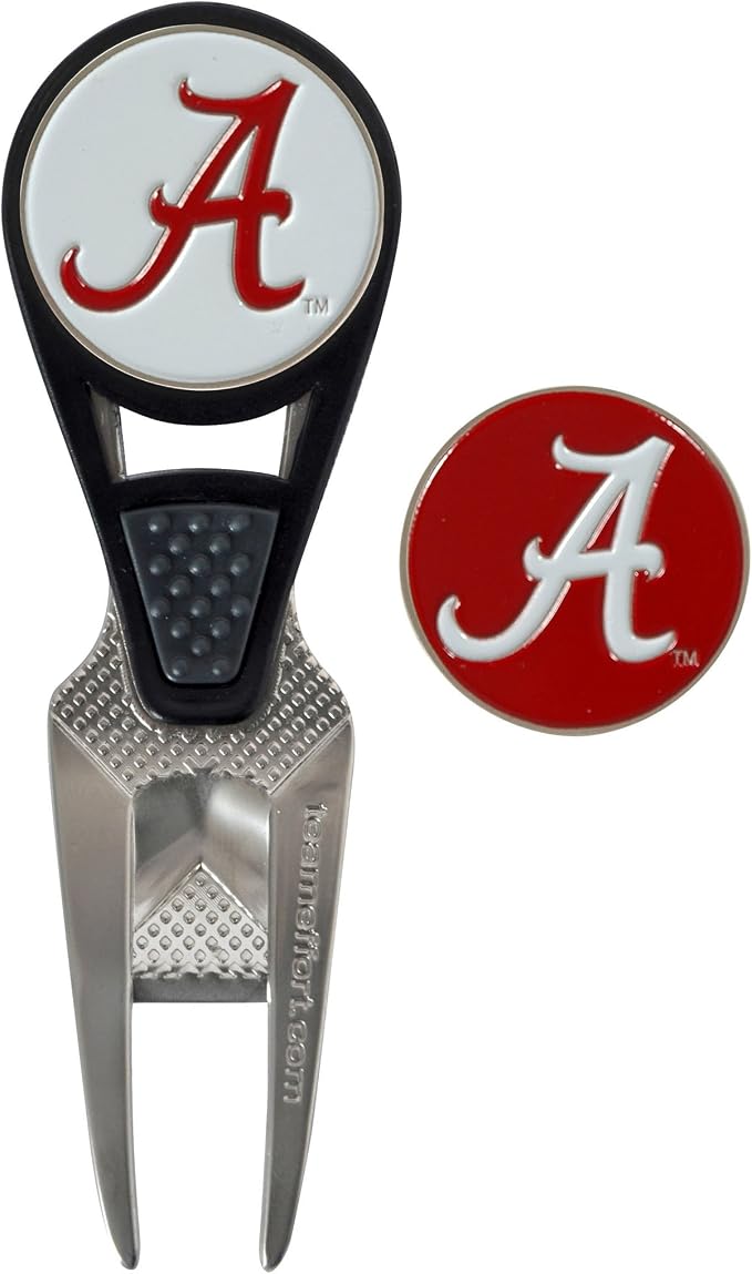 Team Effort Collegiate CVX Ball Mark Repair Tool & 2 Ball Markers