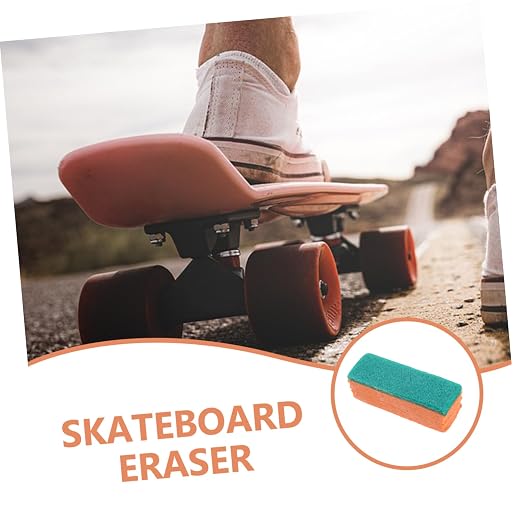 KESYOO 4pcs Skateboard Grip Tape Cleaner Wear-Resistant Rubber Eraser for Efficient Cleaning Compact for Portability for Skateboard Maintenance and Care