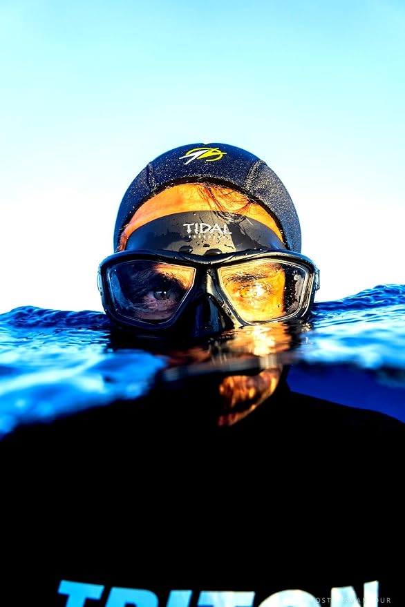 Tidal Glide Freedive Mask - Low Volume mask Designed for Freediving, Spearfishing, and Snorkeling. Anti-Fog Freediving mask.