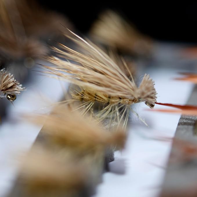 Outdoor Planet 24/48/66/72 Premium Hand Tied Fly Fishing Flies Assortment | Fly Boxes Included | Dry, Wet, Nymphs, Streamers, Wooly Buggers, Terrestrials | Trout, Bass Lure Set, Kit, Gift
