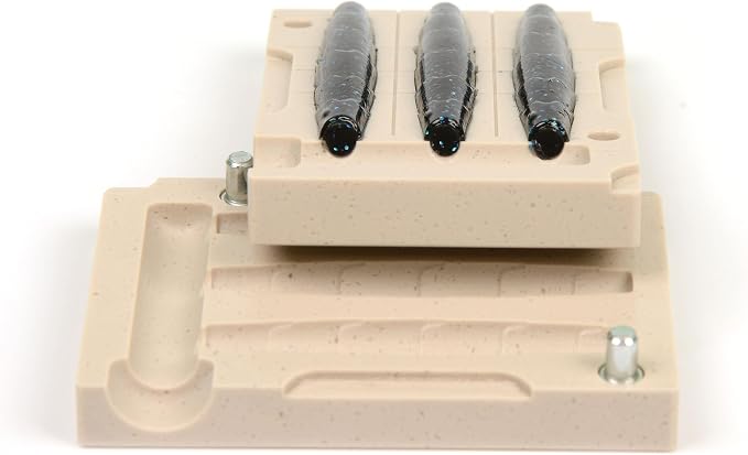 Soft Plastiс Lure Mold Making Injection Molds Fishing Googan Rattlin NED Stick 3'' Three Cavity