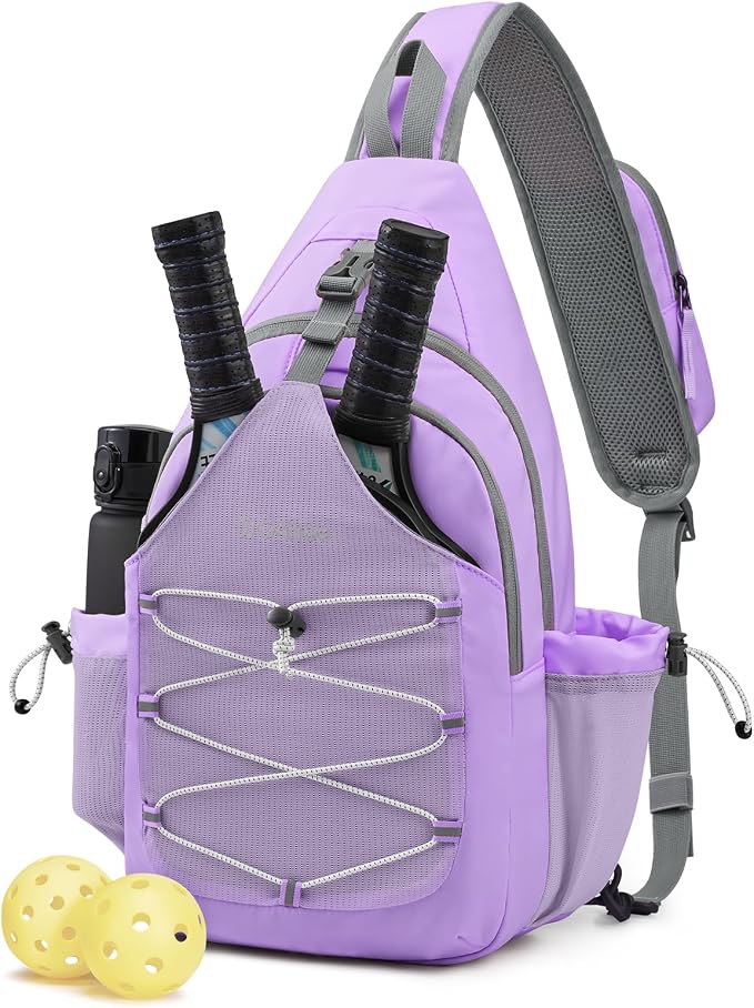 G4Free Pickleball Sling Bag for Women - Lightweight Crossbody Sports Bag