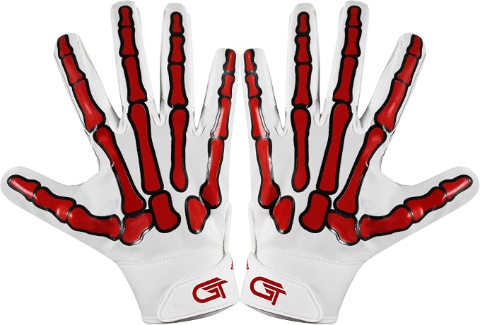 Glorious Traders Adult & Youth Football Gloves - Ultimate Performance Booster with Super Sticky Grip