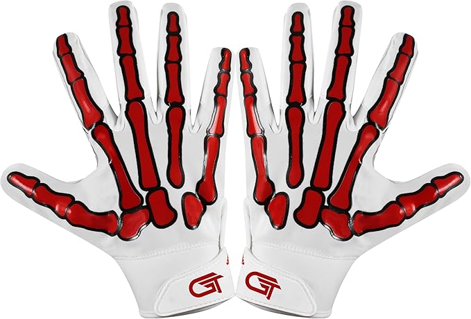 Glorious Traders Adult & Youth Football Gloves - Ultimate Performance Booster with Super Sticky Grip