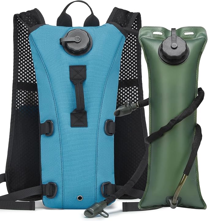 Running Hydration Vest Pack Tactical 3L Water Bladder Backpack Bag for Cycling Marathon Hiking Daypack Men & Women