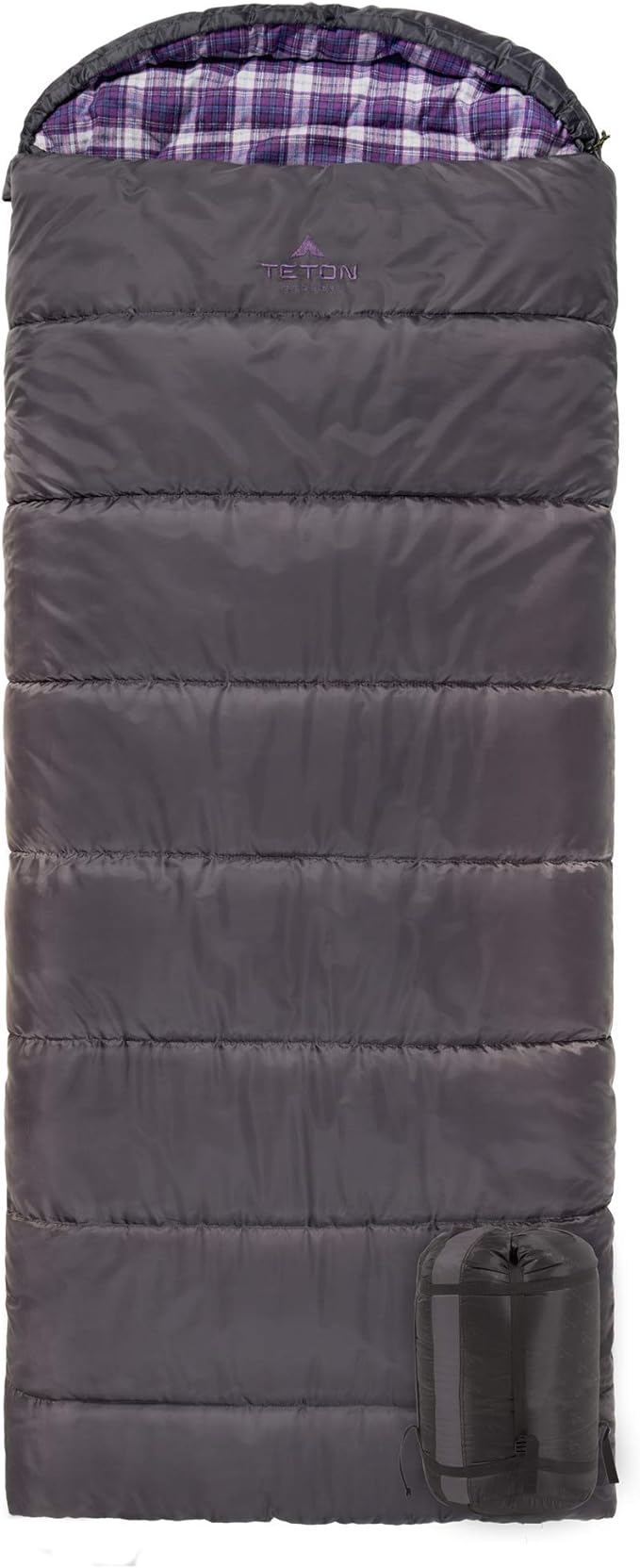Teton Celsius Regular, 25F, 20F, 0F Degree Sleeping Bags, All Weather Bag for Adults and Kids, Camping Made Easy and Warm, Travel Sack Included
