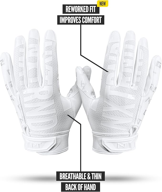 Nxtrnd G2 Pro Football Gloves, Men's Ultra Sticky Elite Receiver Gloves