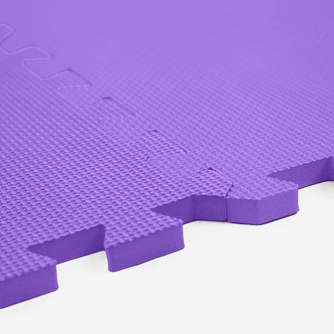 Flooring Inc's Puzzle Exercise Mats, EVA Foam Interlocking Floor Mats for Protective, Cushioned Workout Flooring for Home and Gym Equipment, Multiple Sizes & Colors
