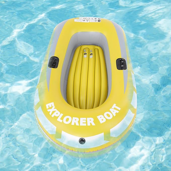 LIANGLIDE Inflatable Kayak Inflatable Kayak 2 Person 30×23×8 PVC Inflatable Kayak Canoe 2 Person Rowing Boat Fishing Drifting Diving