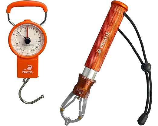 Pristis Specific Fishing Tools Combination, Fishing Hanging Scale & Metal Fishing Grabber, A Neat Option for Angler