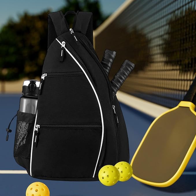 Pickleball Organizer Backpack Paddle Carrying Bag with Water Waterproof Oxford Nylon Lightweight Design Suitable for Sports Gift