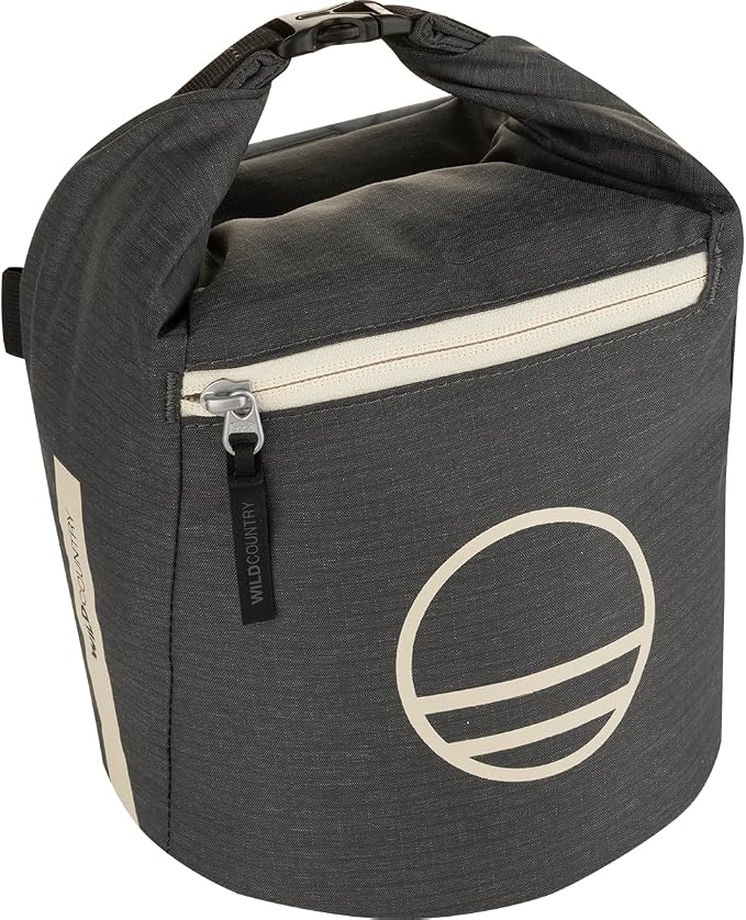 Wild Country Spotter Boulder Chalk Bag - Large Rock Climbing Chalk Bucket with Zippered Pocket