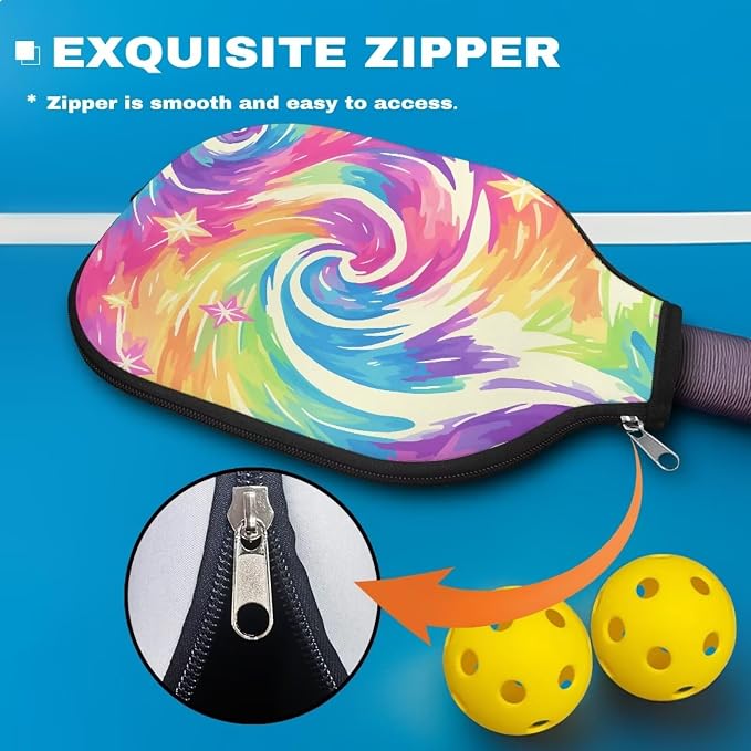 Blue Camo Corgi Pattern Print Pickleball Paddle Covers Only Paddles Holder Sleeve Fits Most Rackets
