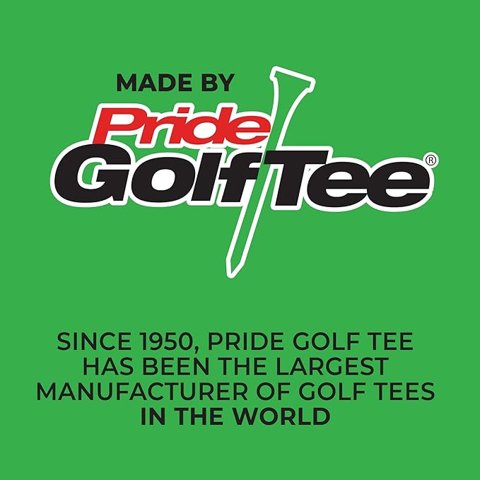 Pride Golf Tee, 2-3/4 inch Deluxe Tee, 500 Count