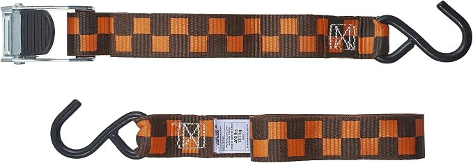 Keeper 47110 8' Cam Buckle Tie-Down, 4 Pack