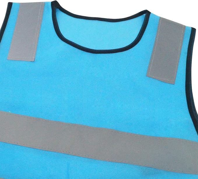 AIEOE Kids High Visibility Safety Vest Reflective Running Lightweight Traffic Walking Breathable Construction Vest