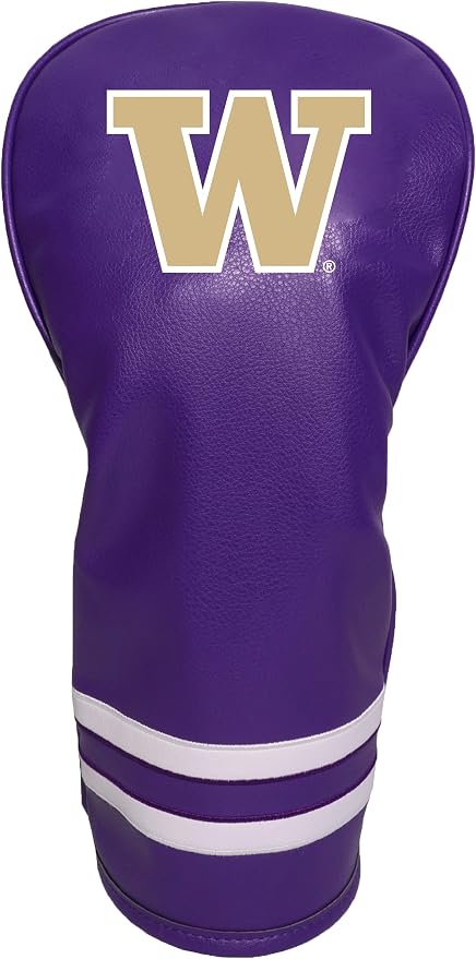 Team Golf NCAA Vintage Driver Golf Club Headcover (Printed), Form Fitting Design, Retro Design with Fleece Lining for Extra Club Protection