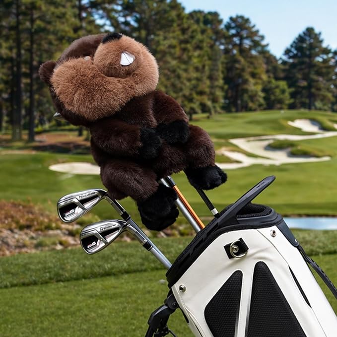 Craftsman Golf Driver Headcover Horse Sloth Funny Animal Golf Head Cover Novelty for Wood Driver Fairway Hybrid Golf Club for Men Women Kids Golfer Gift