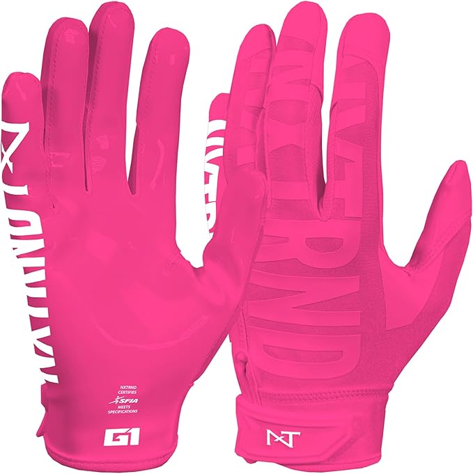Nxtrnd G1 Pro Men's Football Gloves, Adult Sticky Receiver Gloves