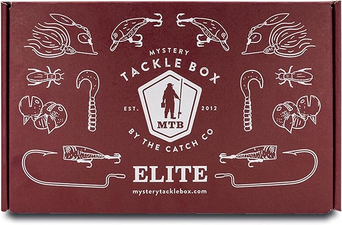 Catch Co Mystery Tackle Box Freshwater Catch All Fishing Kit | Freshwater, Bass, Trout, Catfish, Crappie, Fishing Gifts for Men, Lures, Baits, Jigs,