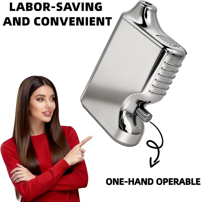 One-Button Powder Dispenser | Leak-Proof & Lightweight | Electroplated Silver Spice Shaker for Travel – Cool Metallic