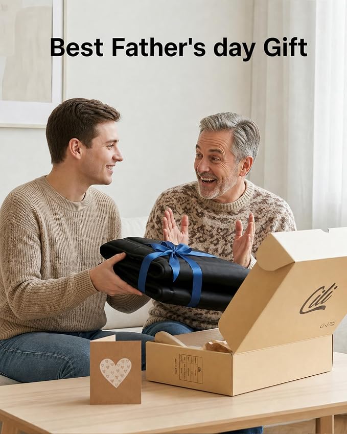 CILI Full Body Massage Mat with Heat, Upgrade Graphene Heating Vibration Back Massage Pad, Full Body Massager for Bed Chair Sofa, Massage Mattress Pad, Father‘s Day Gift for Dad