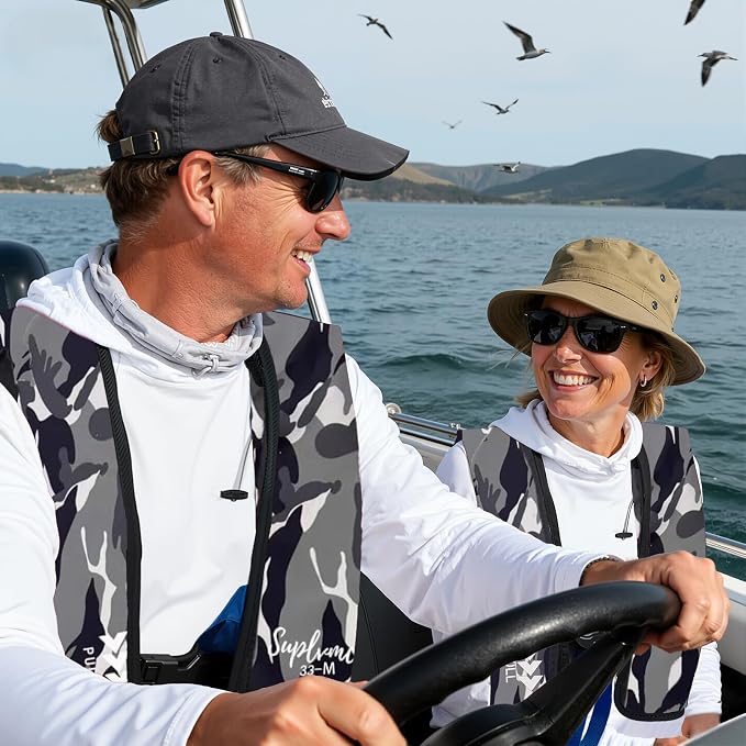 Adult Inflatable Life Jacket/Kayak Buoyancy Vest | Fishing Sailboat PFD Thin Weight Suitable for up to 330 pounds