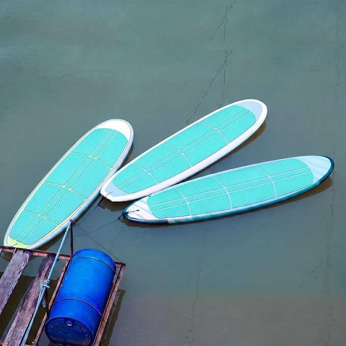 Nuanchu 12 Pcs Sup Deck Traction Pad Tail Pads Skid Proof for Stand up Paddle Board Long Board Surfboard Performance EVA 23.62 x 11.5 x 2 Inches