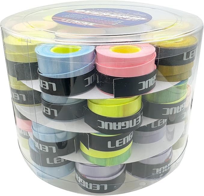Gradient Colors Ultra Thin Tacky Overgrips,Tennis/Badminton/Pickleball/Paddle 24/48 Pack,Comfort Grip Tape,Absorb Sweatbands Anti Slip