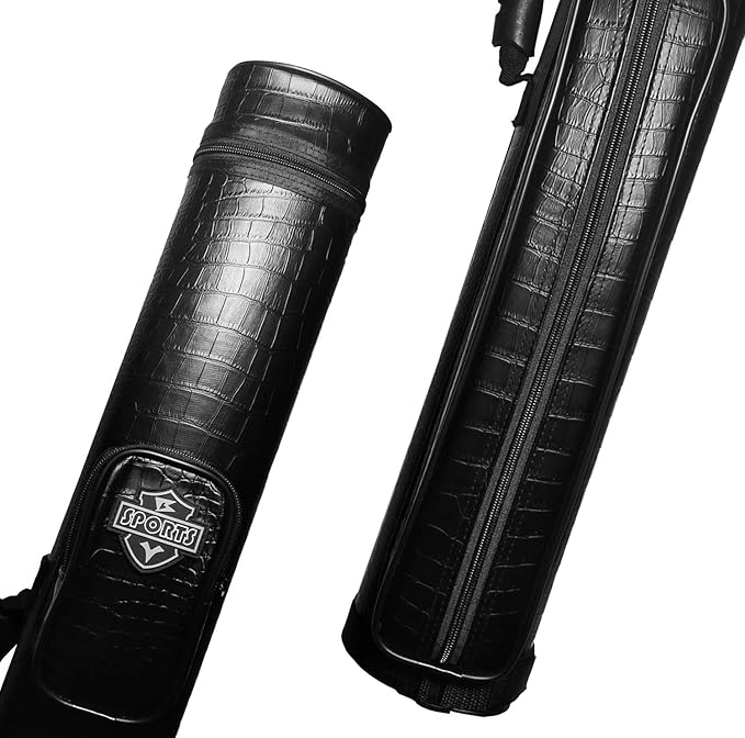 2x2 Hard cue case Oval Pool Cue Billiard Stick Carrying Case