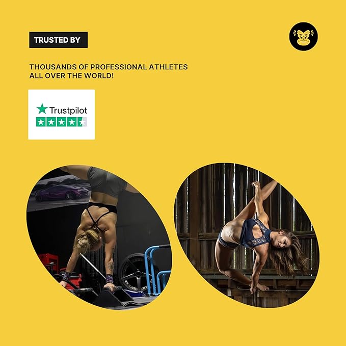 MONKEY HANDS MonkeyHands Gel Grip Pole Dance, Calisthenics, Rings, Parkour, Gymnastics, Padel, Tennis and More - High Performance - Skin Friendly, Vegan