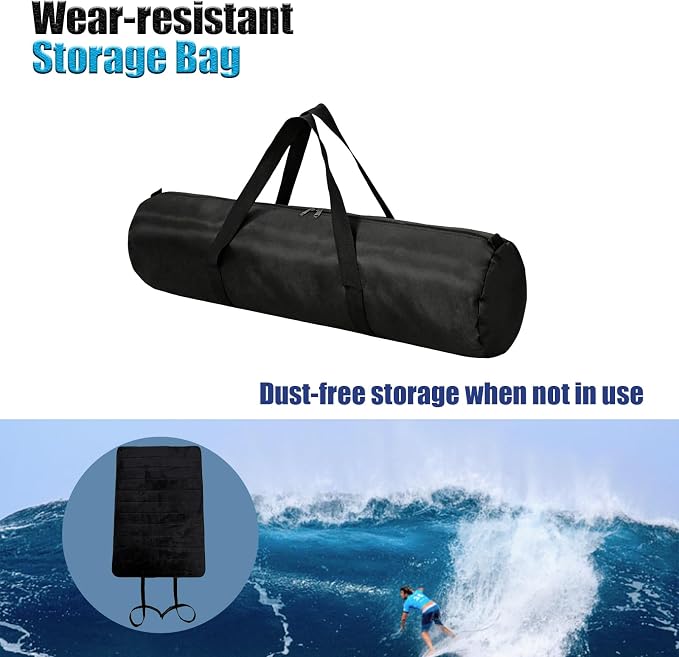 Outdoor Kayak Canoe Loading Mat for Roof Rack – Non-Skid Protective Pad | 1.Car Paint Protection Accessory 2.Slide Kayak Carrier Accessory Mat with Storage Bag 3.Outdoor Use Only